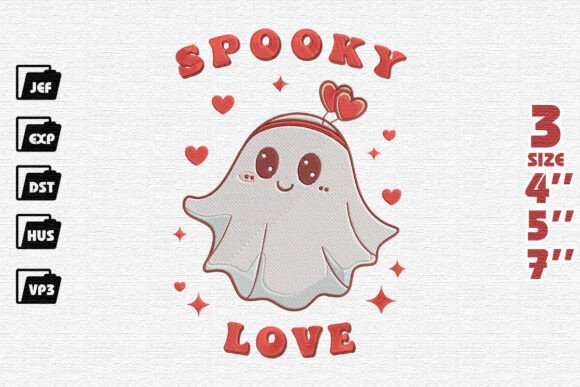 Boo-tiful Ghost Embroidery