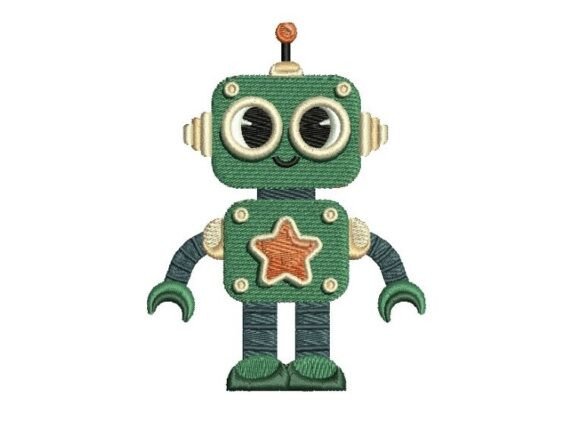 Little Green Robot Embroidery Review